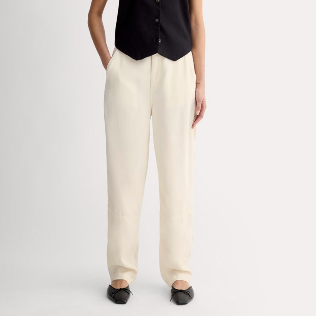 Everlane Women's Chino In Buttersoft In Bone White, Size 4 (New With Tags)